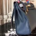 Replica Handbag Store Navy Blue Clemence Kelly 32cm Retourne Bag
