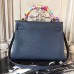 Replica Handbag Store Navy Blue Clemence Kelly 32cm Retourne Bag