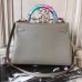 Replica Handbag Store Grey Clemence Kelly 32cm Retourne Bag