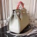 Replica Handbag Store Light Grey Clemence Kelly 32cm Retourne Bag