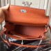Replica Handbag Store Orange Clemence Kelly 32cm Retourne Bag