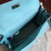 Replica Handbag Store Blue Atoll Clemence Kelly 25cm Retourne Handmade Bag