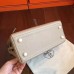 Replica Handbag Store Grey Clemence Kelly 25cm Retourne Handmade Bag