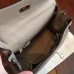 Replica Handbag Store Grey Clemence Kelly 25cm Retourne Handmade Bag