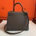 Replica Handbag Store Etoupe Epsom Kelly 25cm Sellier Handmade Bag