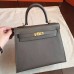 Replica Handbag Store Etoupe Epsom Kelly 25cm Sellier Handmade Bag
