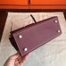 Replica Handbag Store Bordeaux Epsom Kelly 25cm Sellier Handmade Bag