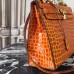Replica Handbag Store Kelly 32cm Bag In Orange Crocodile Leather