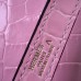 Replica Handbag Store Kelly 32cm Bag In Pink Crocodile Leather