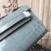 Replica Handbag Store Blue Lin Crocodile Kelly Cut Clutch Bag Replica Handbag Store Blue Lin Crocodile Kelly Cut Clutch Bag