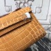 Replica Handbag Store Camarel Crocodile Kelly Cut Clutch Bag Replica Handbag Store Camarel Crocodile Kelly Cut Clutch Bag
