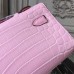 Replica Handbag Store Pink Crocodile Kelly Cut Clutch Bag Replica Handbag Store Pink Crocodile Kelly Cut Clutch Bag
