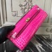 Replica Handbag Store Rose Red Crocodile Kelly Cut Clutch Bag