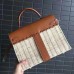 Replica Handbag Store Brown Picnic Kelly 35cm Wicker Bag