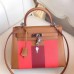 Replica Handbag Store Multicolor Stripes Kelly 28cm Gold Bag