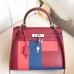 Replica Handbag Store Multicolor Blocks Kelly 28cm Ruby Bag