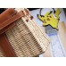Replica Handbag Store Brown Picnic Kelly Mini 20cm Wicker Bag