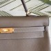Replica Handbag Store Taupe Clemence Kelly 35cm Handmade Bag