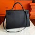 Replica Handbag Store Black Epsom Kelly 35cm Handmade Bag Replica Handbag Store Black Epsom Kelly 35cm Handmade Bag