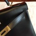 Replica Handbag Store Black Box Kelly Retourne 32cm Handmade Bag