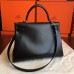 Replica Handbag Store Black Box Kelly Retourne 32cm Handmade Bag