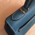 Replica Handbag Store Blue Jean Clemence Kelly Retourne 32cm Handmade Bag