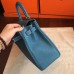 Replica Handbag Store Blue Jean Clemence Kelly Retourne 32cm Handmade Bag