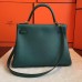 Replica Handbag Store Malachite Clemence Kelly Retourne 32cm Handmade Bag