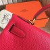 Replica Handbag Store Red Clemence Kelly Retourne 32cm Handmade Bag