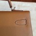 Replica Handbag Store Brown Epsom Kelly 32cm Sellier Handmade Bag