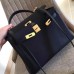 Replica Handbag Store Black Clemence Kelly Retourne 28cm Handmade Bag
