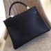 Replica Handbag Store Black Clemence Kelly Retourne 28cm Handmade Bag