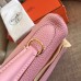 Replica Handbag Store Pink Clemence Kelly Retourne 28cm Handmade Bag
