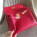 Replica Handbag Store Red Clemence Kelly Retourne 28cm Handmade Bag