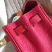 Replica Handbag Store Red Clemence Kelly Retourne 28cm Handmade Bag