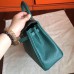 Replica Handbag Store Malachite Clemence Kelly 25cm Retourne Handmade Bag