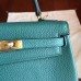Replica Handbag Store Malachite Clemence Kelly 25cm Retourne Handmade Bag