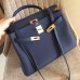 Replica Handbag Store Sapphire Clemence Kelly Retourne 28cm Handmade Bag
