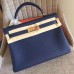 Replica Handbag Store Sapphire Clemence Kelly Retourne 28cm Handmade Bag