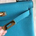 Replica Handbag Store Turquoise Clemence Kelly Retourne 28cm Handmade Bag