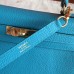 Replica Handbag Store Turquoise Clemence Kelly Retourne 28cm Handmade Bag
