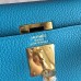 Replica Handbag Store Turquoise Clemence Kelly Retourne 28cm Handmade Bag