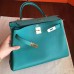 Replica Handbag Store Blue Paon Clemence Kelly Retourne 32cm Handmade Bag