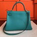 Replica Handbag Store Blue Paon Clemence Kelly Retourne 32cm Handmade Bag