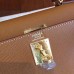 Replica Handbag Store Brown Epsom Kelly Sellier 28cm Handmade Bag