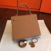 Replica Handbag Store Brown Epsom Kelly Sellier 28cm Handmade Bag