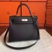 Replica Handbag Store Black Epsom Kelly Sellier 28cm Handmade Bag Replica Handbag Store Black Epsom Kelly Sellier 28cm Handmade Bag