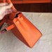 Replica Handbag Store Orange Epsom Kelly Sellier 28cm Handmade Bag