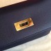 Replica Handbag Store Sapphire Epsom Kelly Sellier 28cm Handmade Bag