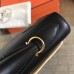 Replica Handbag Store Black Swift Kelly Sellier 28cm Handmade Bag